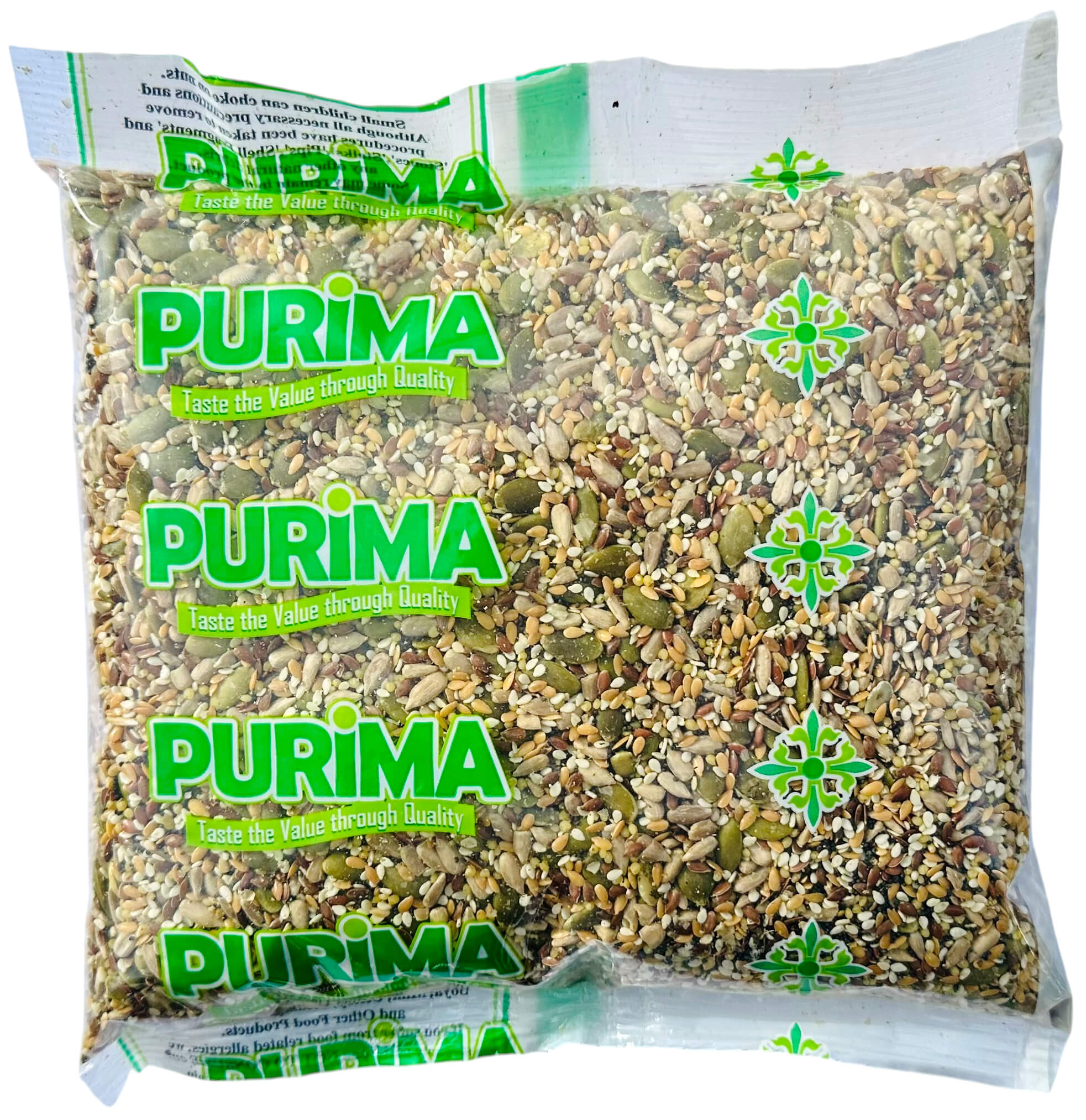 Mixed Seeds - 7 Seed Mix - Pumpkin, Sunflower, Brown Linseeds, Golden Flaxseeds, Sesame Seeds, Millet, Poppy