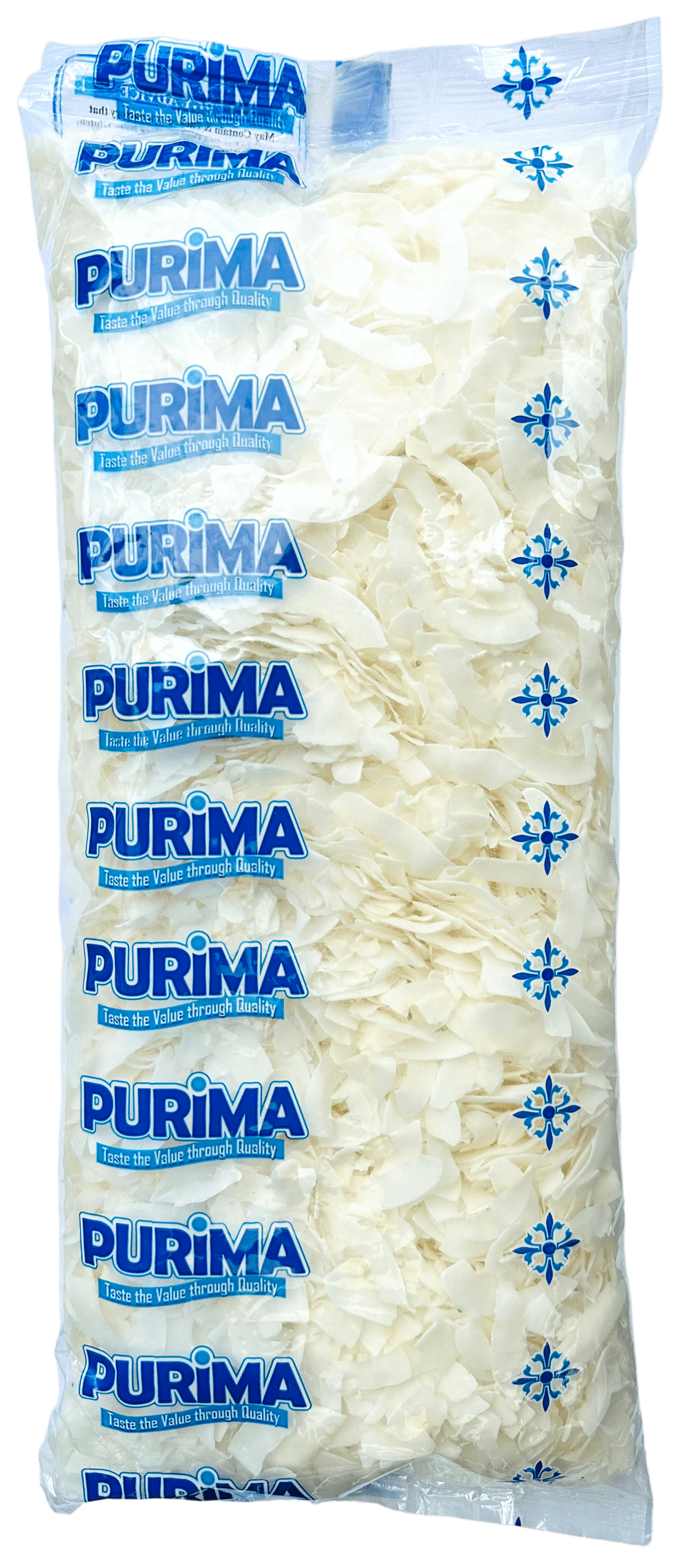 coconut chips raw desiccated purima bulk 1kg