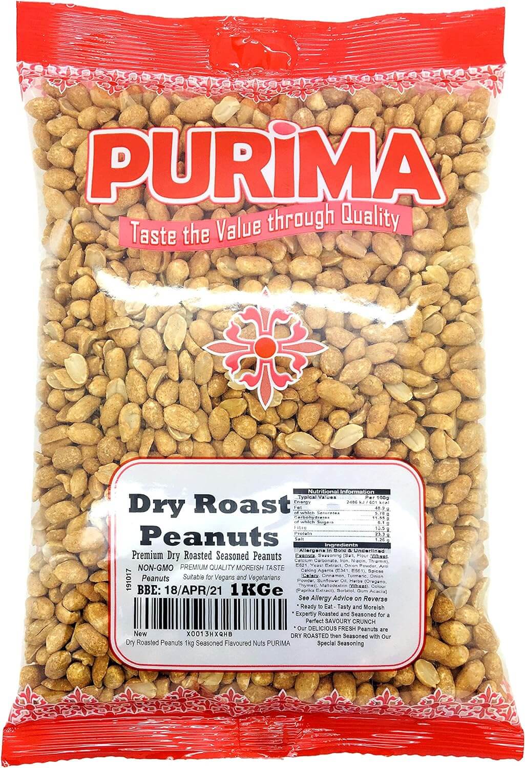 Dry Roasted & Seasoned Peanuts