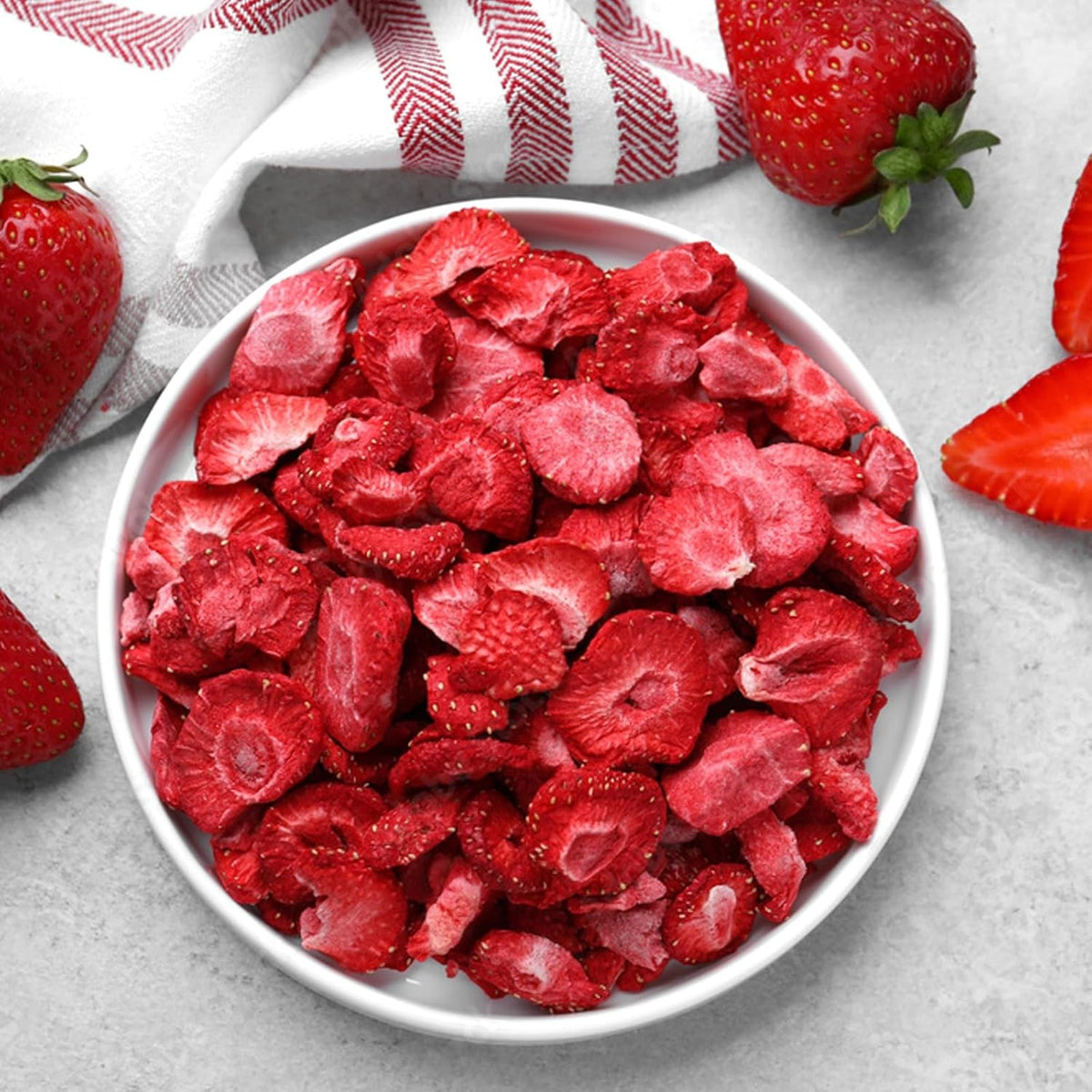 Freeze Dried Strawberries - Slices