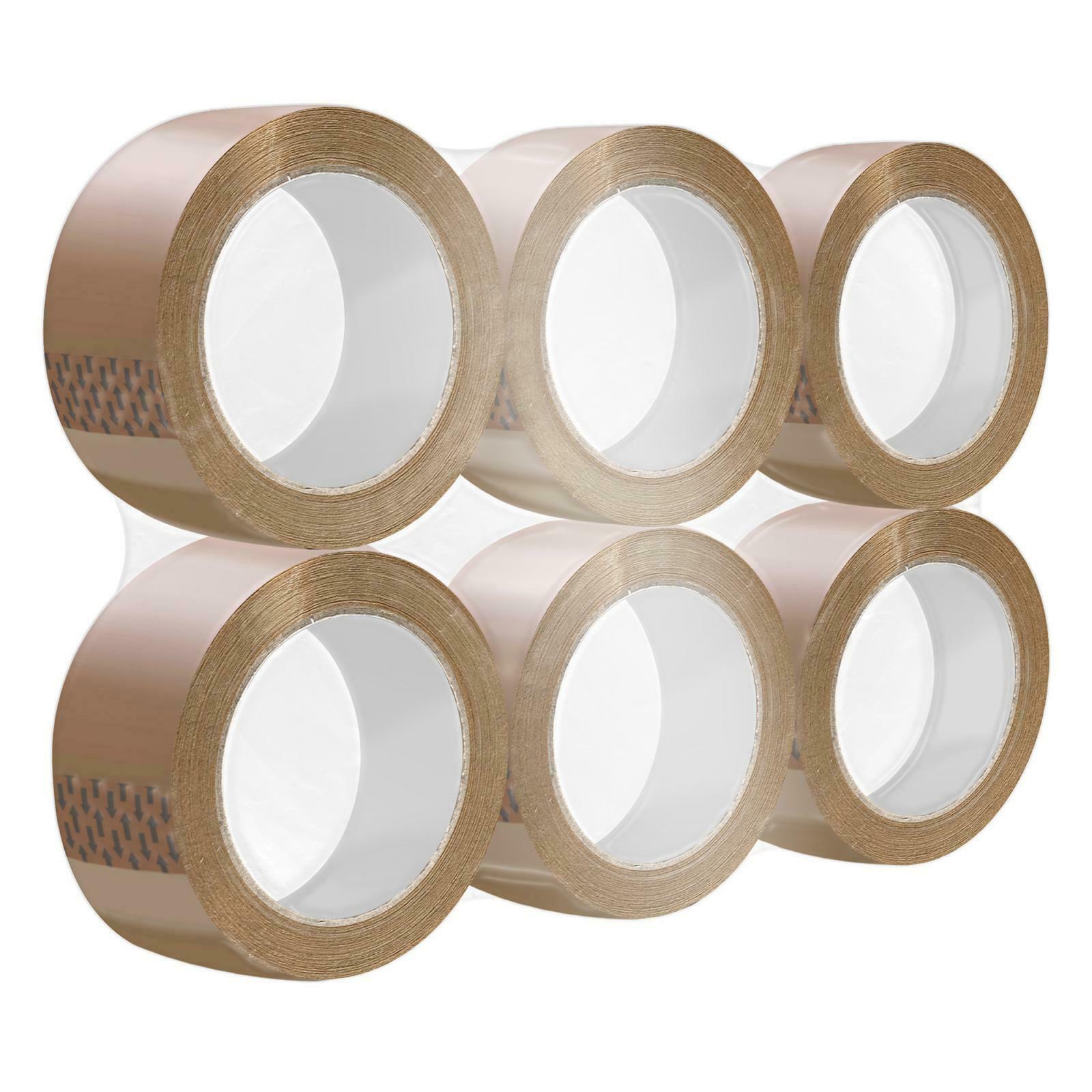 Brown Sellotape 48mm (2 inch) Wide x 66m Length Rolls