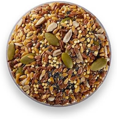 Mixed Seeds - 7 Seed Mix - Pumpkin, Sunflower, Brown Linseeds, Golden Flaxseeds, Sesame Seeds, Millet, Poppy