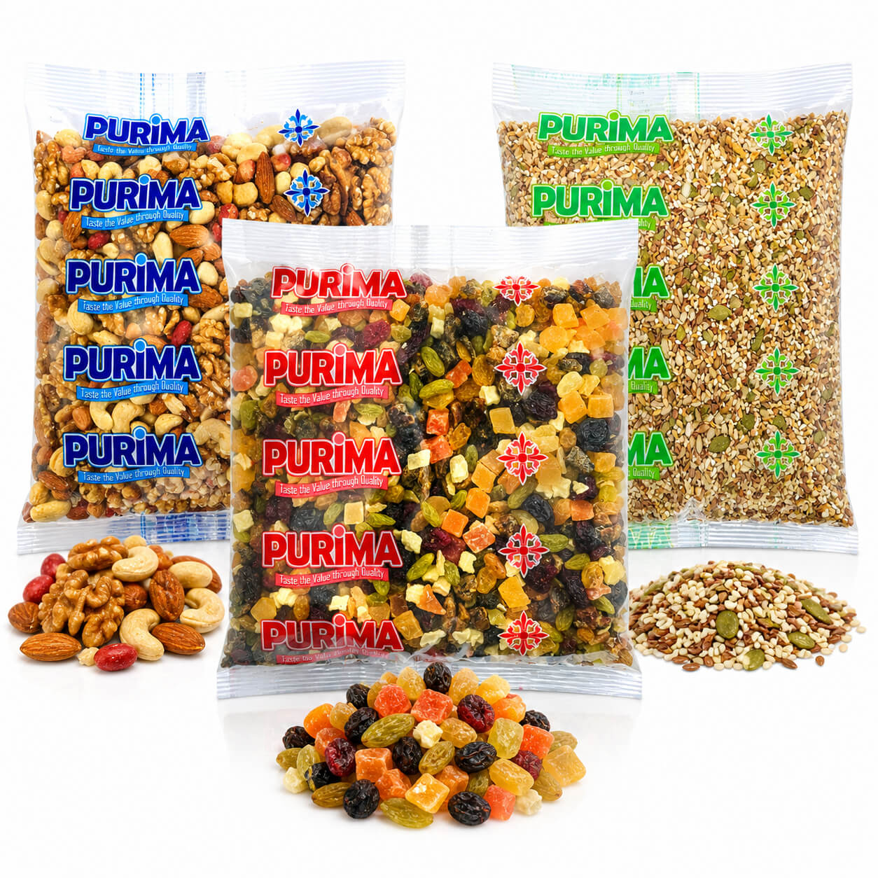 Mixed Nuts Seeds and Dried Fruit Combo Value Bundle