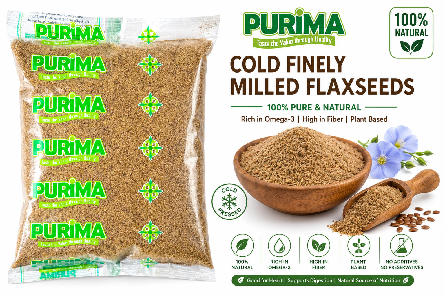 Milled Flaxseeds / Ground Linseeds