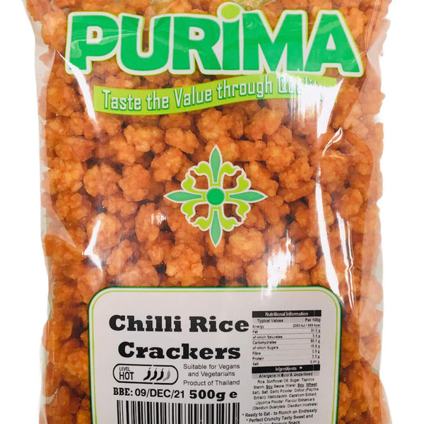 Curry Rice Crackers 250g (Sussex Wholefoods