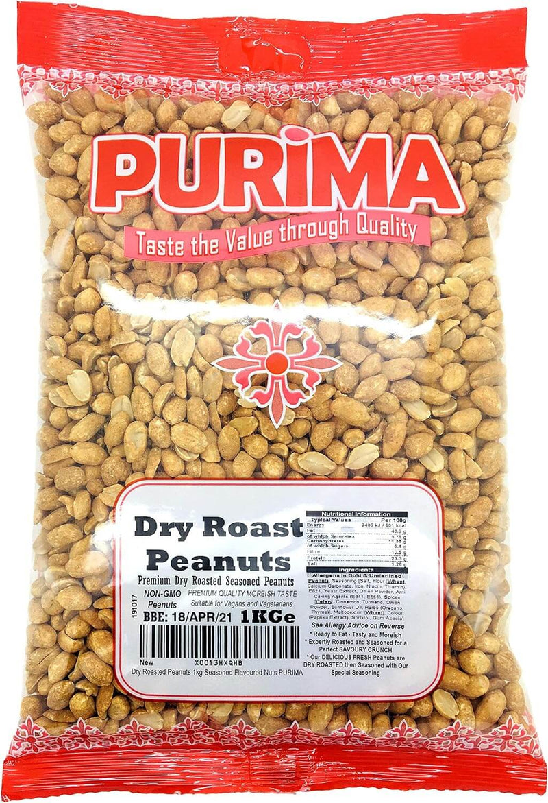 Dry Roasted & Seasoned Peanuts