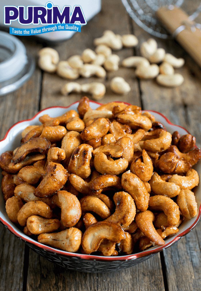 Honey Cinnamon Roasted Cashew Nuts