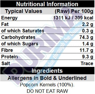 Popping Corn - Popcorn Kernels