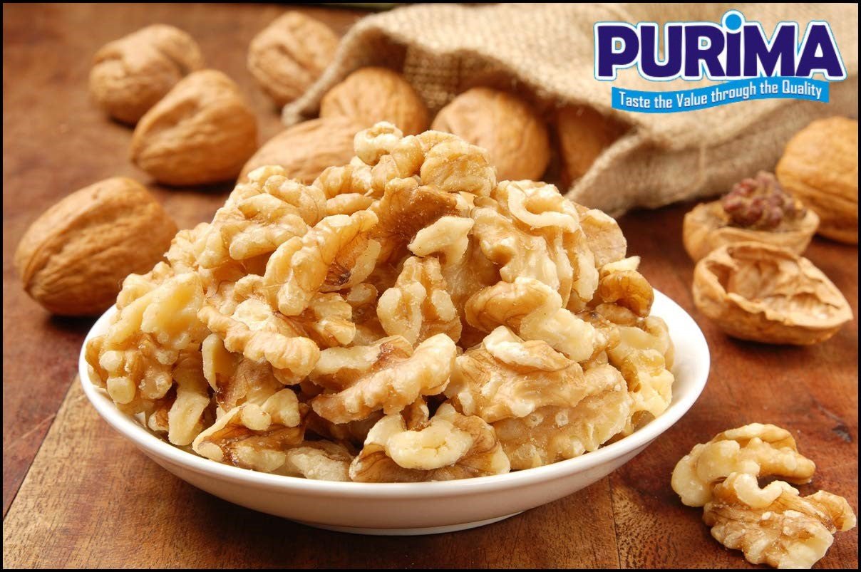 Buy Walnuts Online Uk - Premium USA Halves Bulk 1kg No Shell Chilean