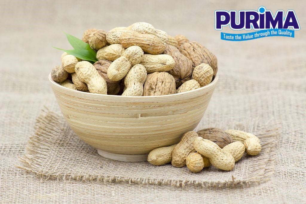 Roasted peanuts in shell - monkey nuts - purima