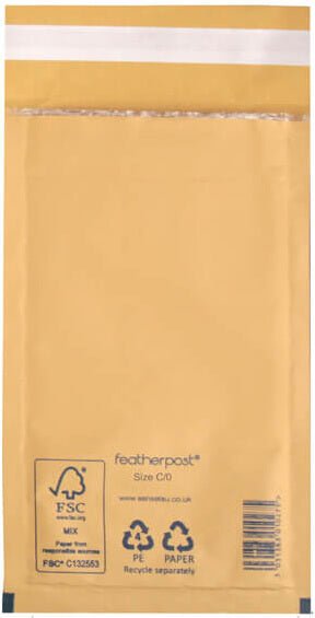 featherpost C0 bubble lined padded mailer mailing bubble envelopes C/0 C/O CO LARGE LETTER ROYAL MAIL
