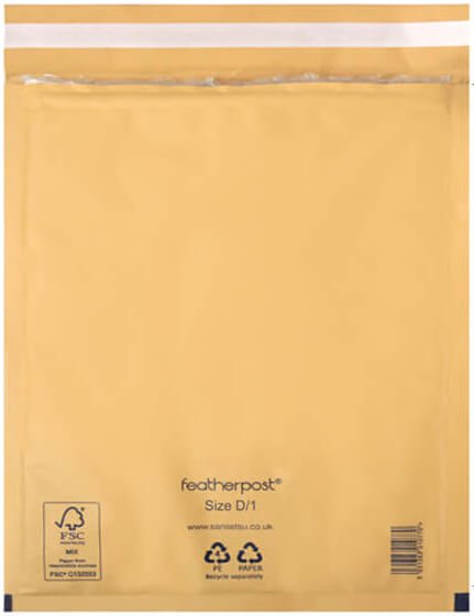 featherpost D1 bubble lined padded mailer mailing bubble envelopes D/1 LARGE LETTER ROYAL MAIL