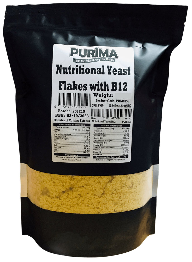 Nutritional Yeast Flakes with B12 (Nooch)